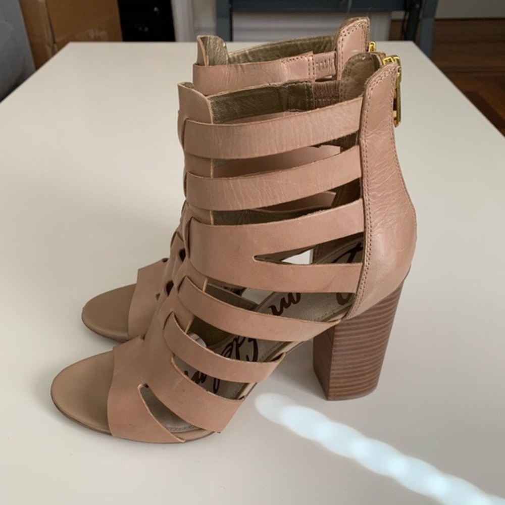 ISO Sam Edelman Yazmine Caged Heel in Nude Size 7